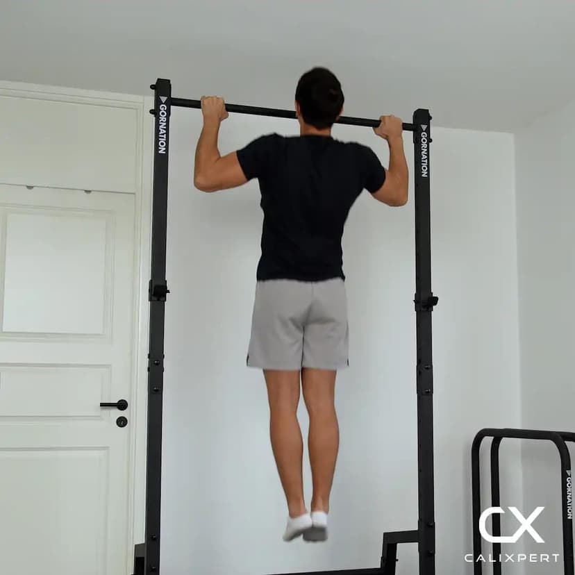 Seated Wide Pull-Ups With Pause at Top
